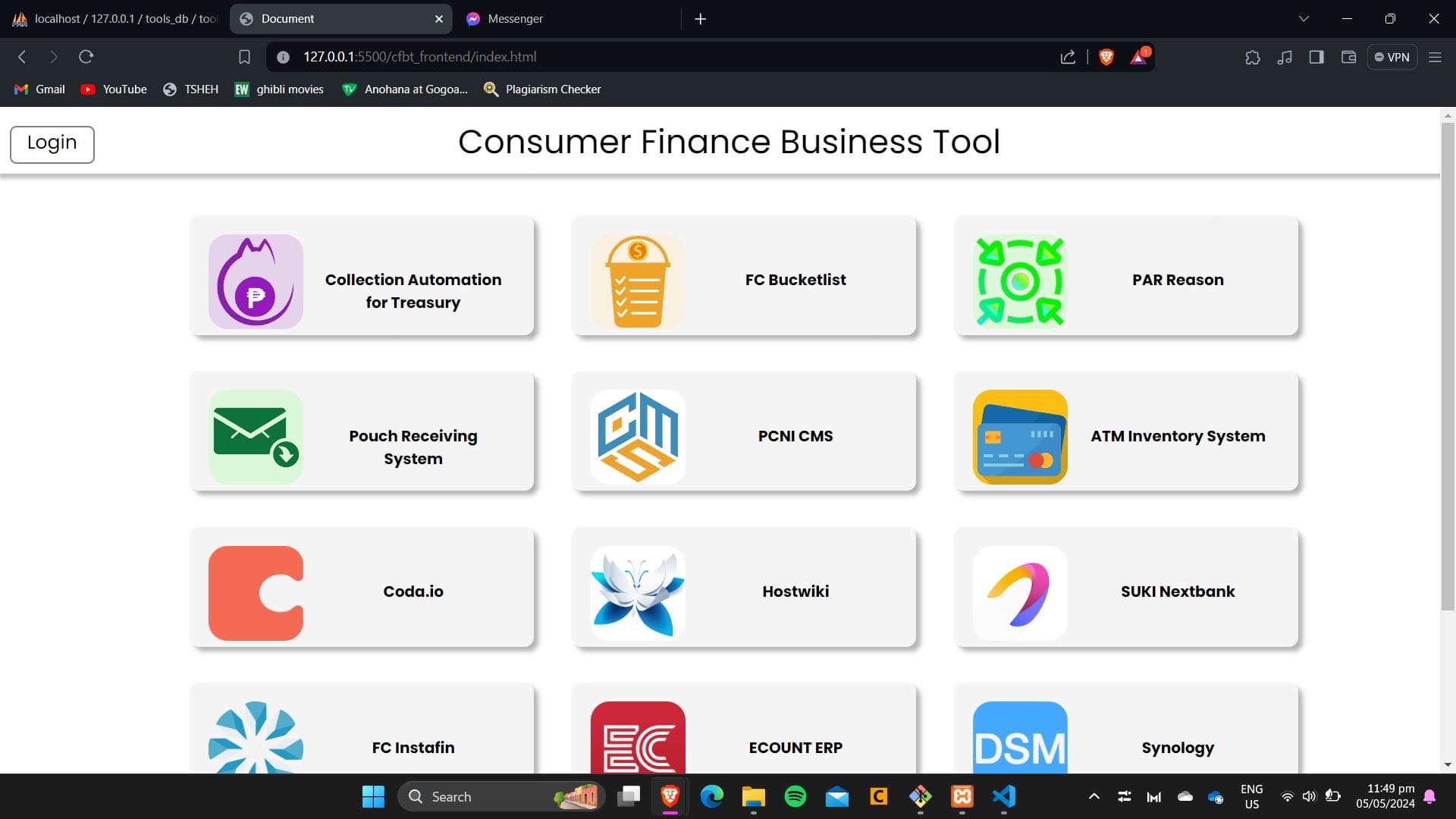 Consumer Finance Project Tool